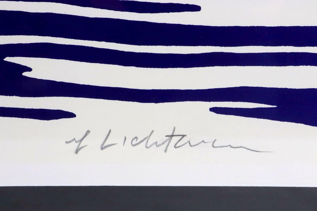 Roy Lichtenstein "Apples Brushstroke" Lithograph - 4
