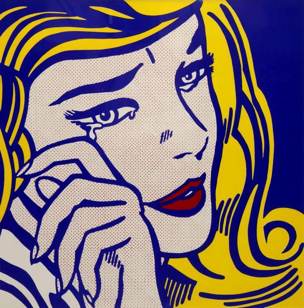 Roy Lichtenstein "Crying Girl" Lithograph (1 of 4)