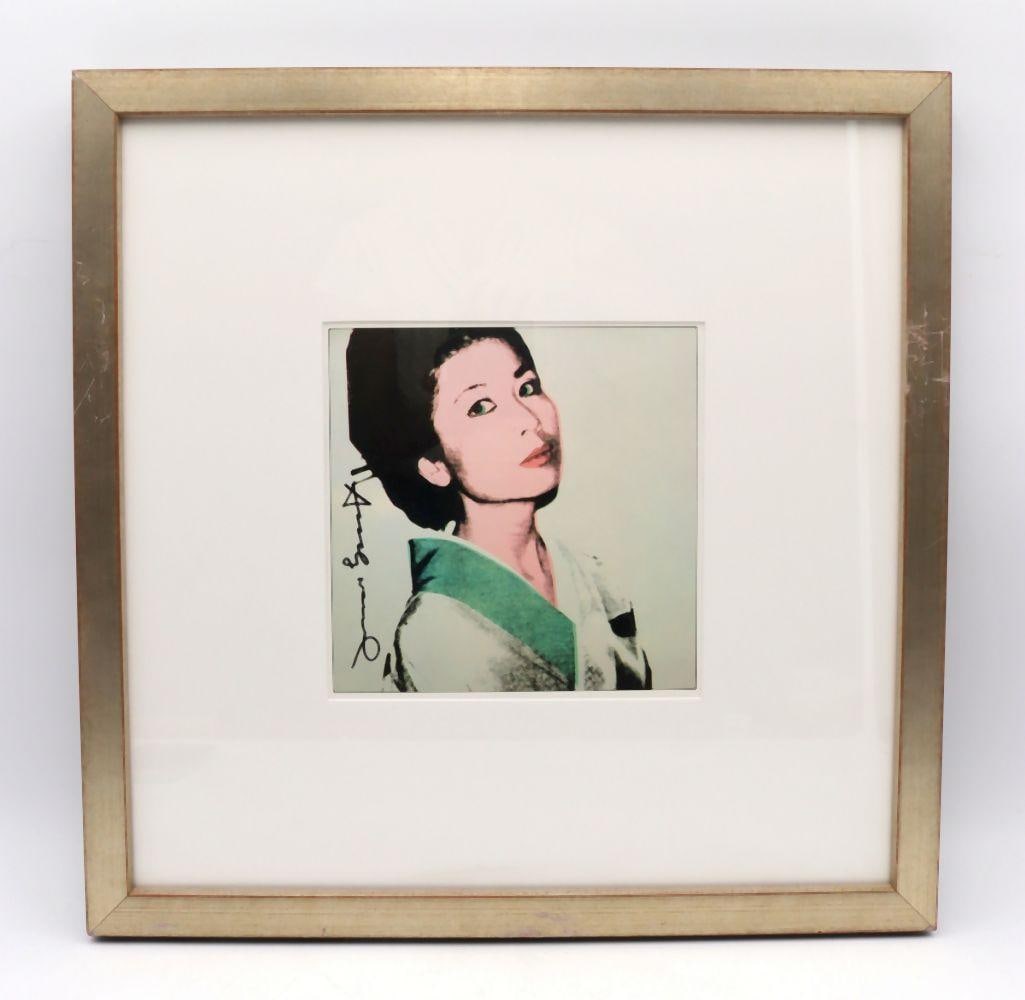 Andy Warhol "Kimiko" Signed Offset Lithograph - 2