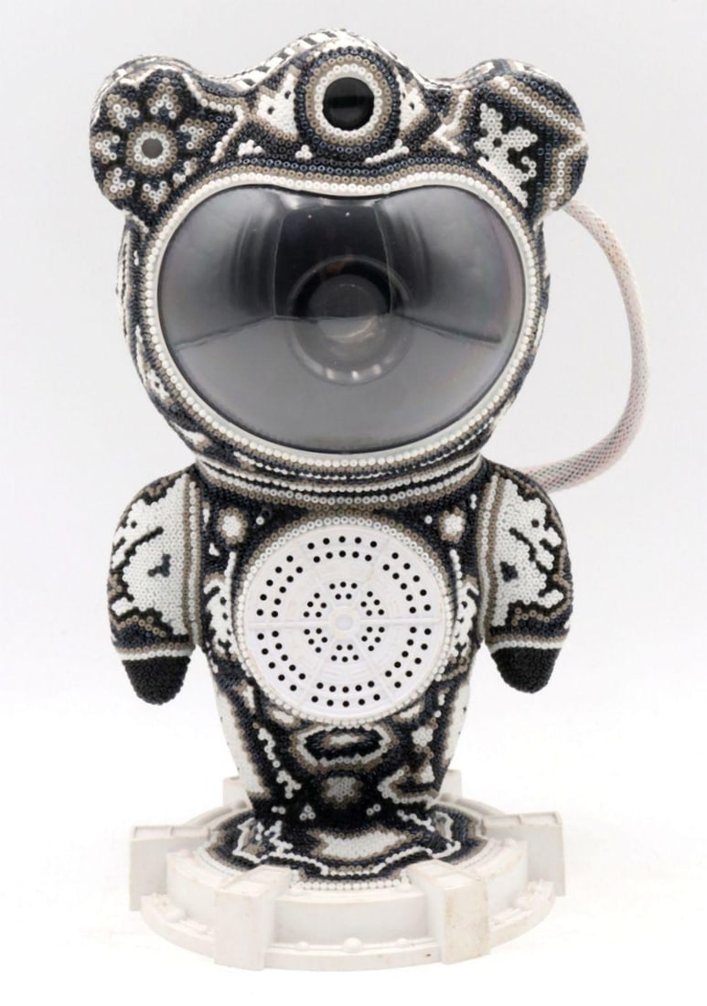 Chroma Rick Wolfryd "Spaceman" Beaded Sculpture & Speaker (1 of 6)