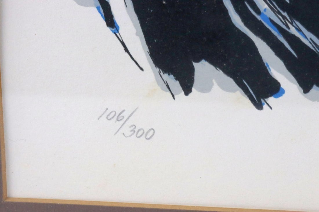 Signed Israeli Numbered Lithograph - 5