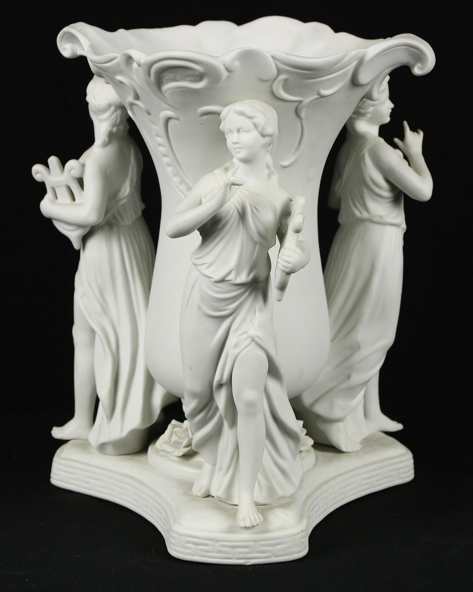 Bisque Porcelain Sculpture Centerpiece (1 of 5)