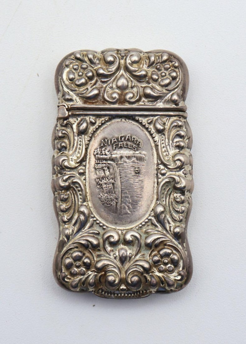 Vintage "Niagara Falls" Sterling Silver Match Safe (1 of 3)