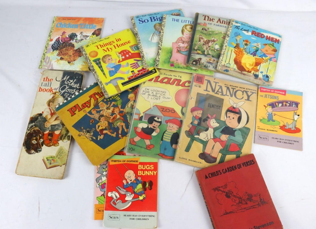 Lot of 13 Vintage Childrens Books (1 of 4)
