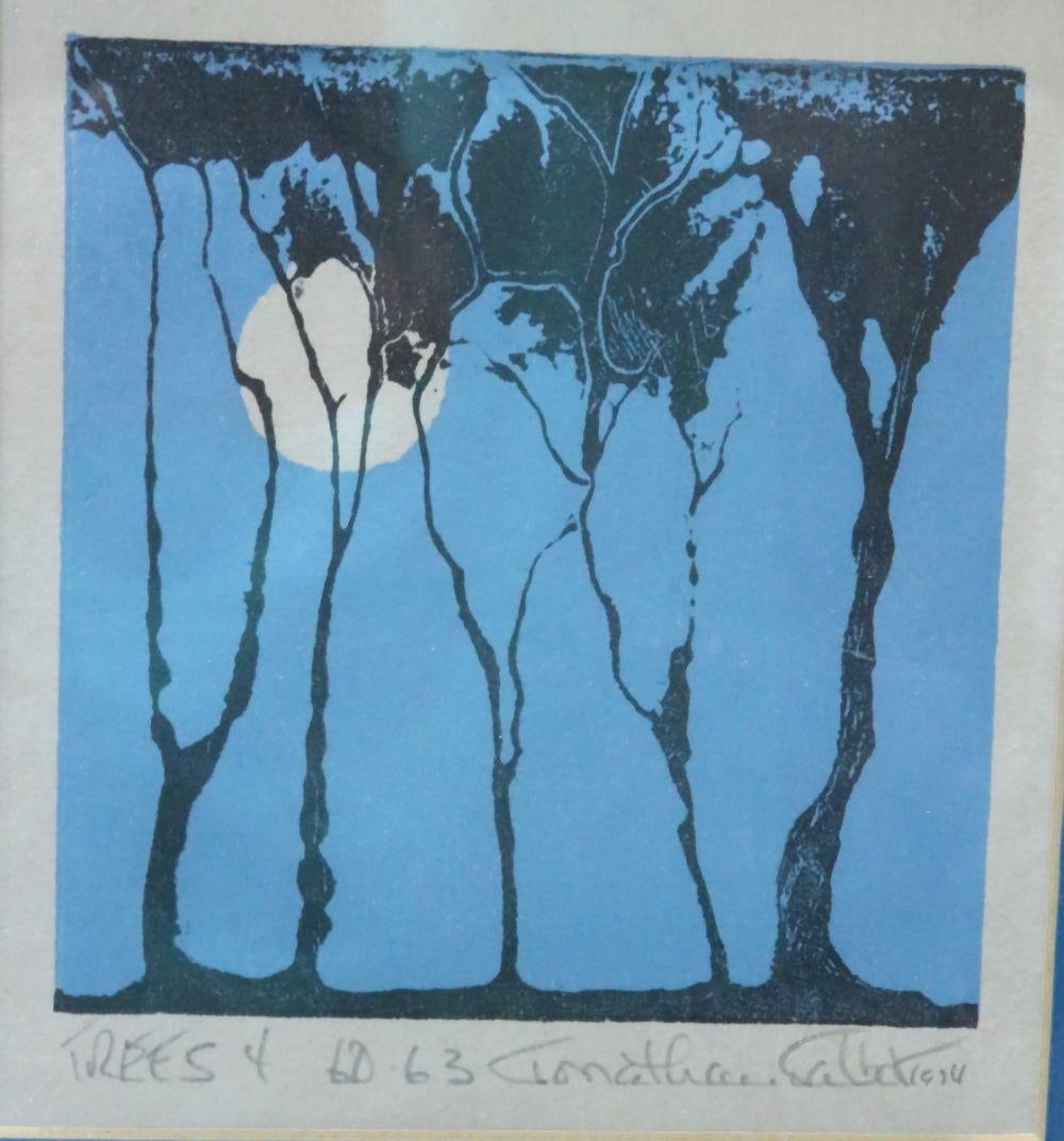 Jonathan Talbott "Trees 4" Silkscreen - 2