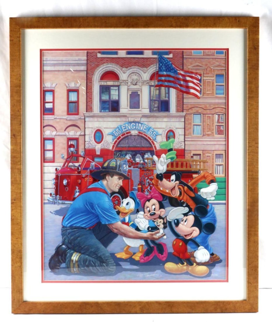Manny Hernandez "Engine 55" Lithograph - 2