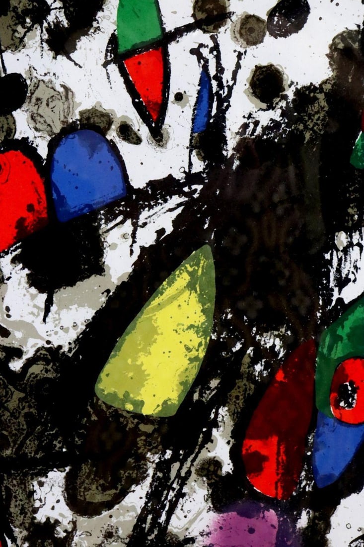 Joan Miro "Lithographs II" Framed Print - 3