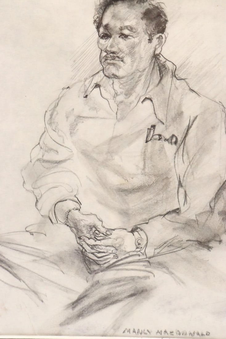 In the Manner of Manly MacDonald Etching on Paper (1 of 5)