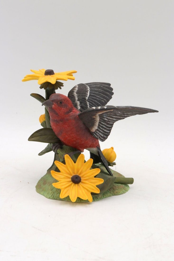 Lenox "White Winged Crossbill" Porcelain Sculpture (1 of 3)