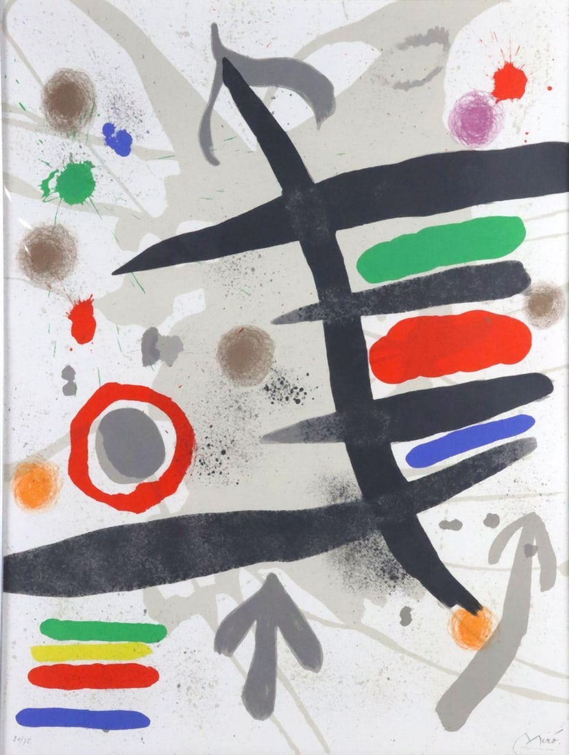 Joan Miró (Spanish, 1893-1983) "Les Perseides" Lithograph (1 of 8)