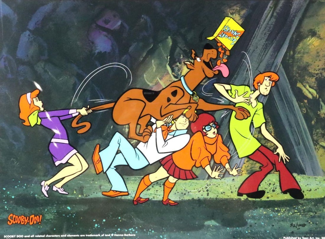 Hanna-Barbera "Scooby Snacks" Limited Edition Animation Art Cel (1 of 5)