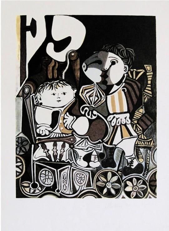 Marina Picasso "Claude Et Paloma" Print (1 of 1)