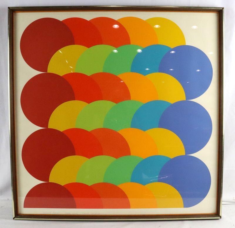Herbert Bayer "Stratum" Print - 2