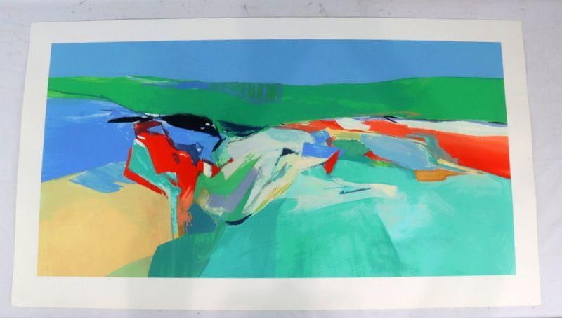 Unknown Artist Abstract Landscape Print/Proof Sheet (1 of 3)