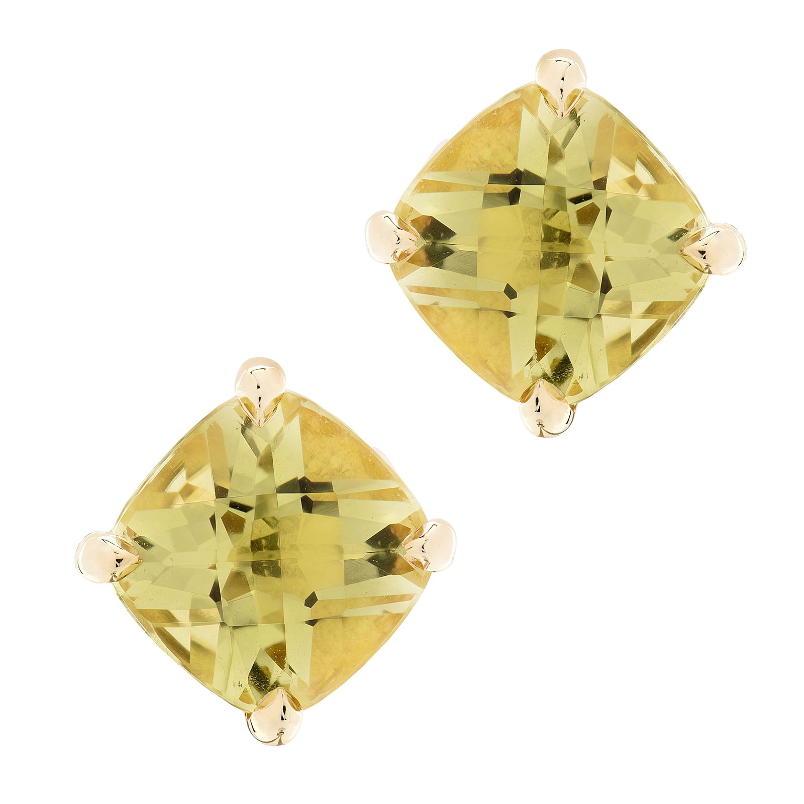 Tiffany & Co. Lemon Quartz Sparkler Earrings (1 of 4)