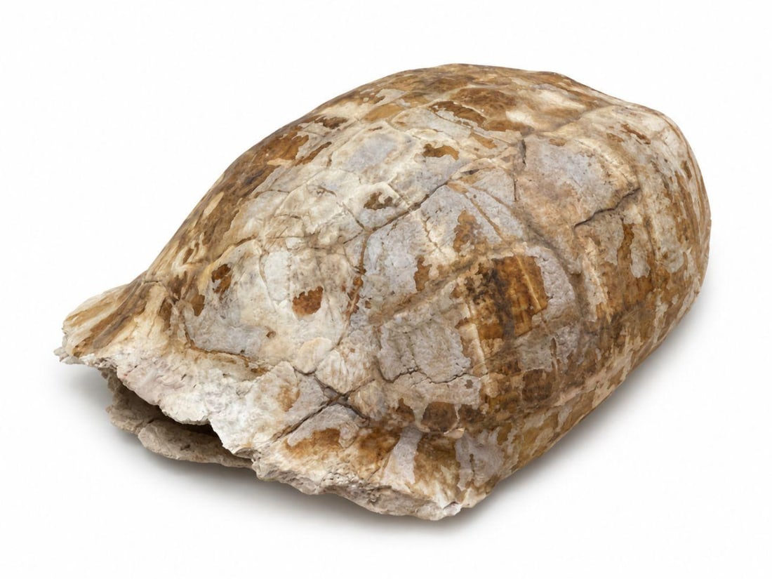 Large Fossilized Tortoise Shell - 2
