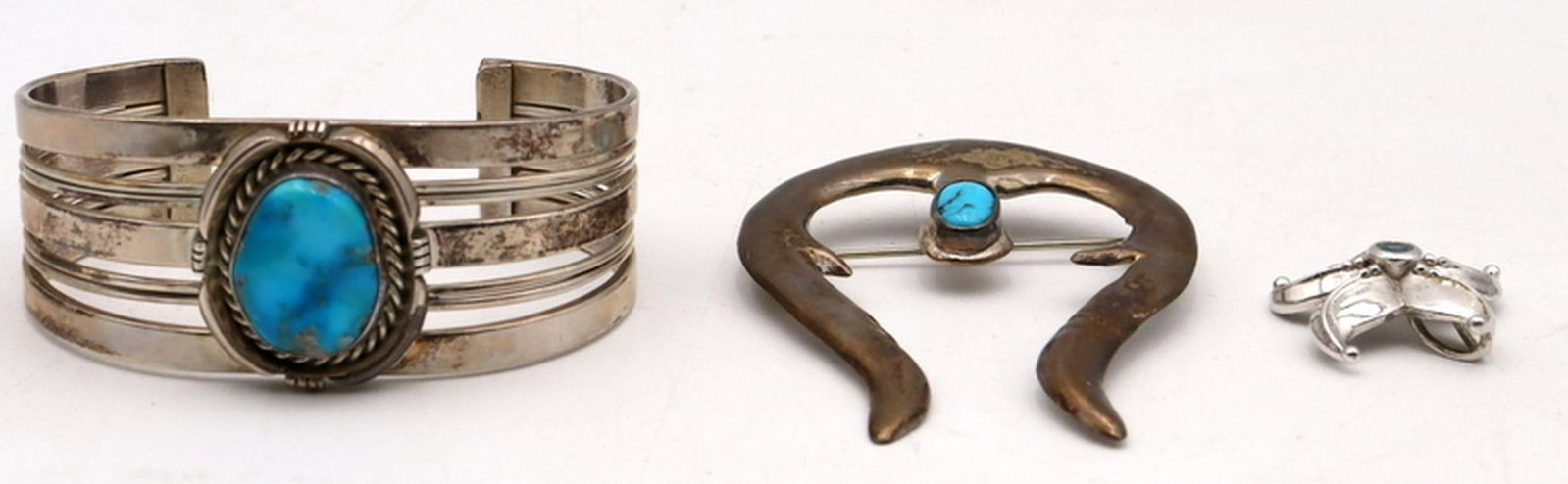 Lot of 3 Sterling Silver Native American Adornments (1 of 4)