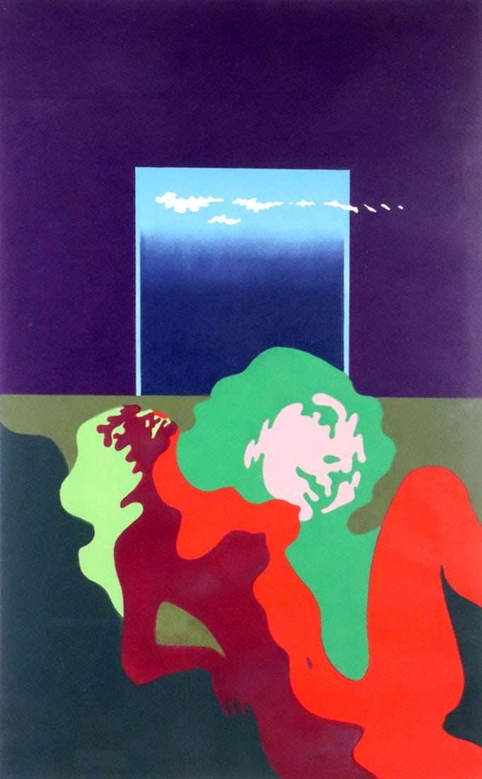 Zygmunt Czyz "Otwarte Okno I" (Open Window I) Signed Lithograph: Zygmunt Czy? "Otwarte Okno I" (Open Window I) Lithograph 29" W x 41" H Signed in pencil lower right and dated 1972. Overall good condition with a short crease at the top center