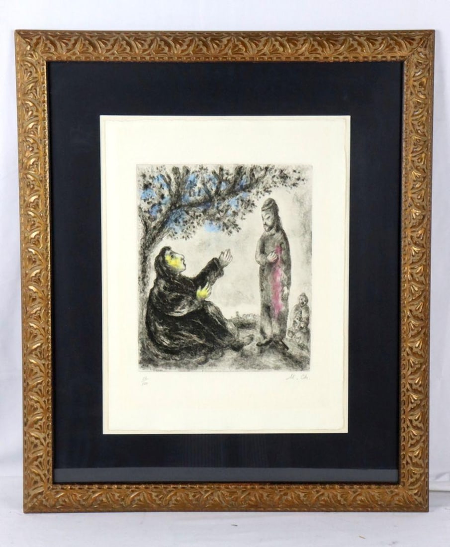 Marc Chagall "Deborah the Prophetess" Signed Etching - 2