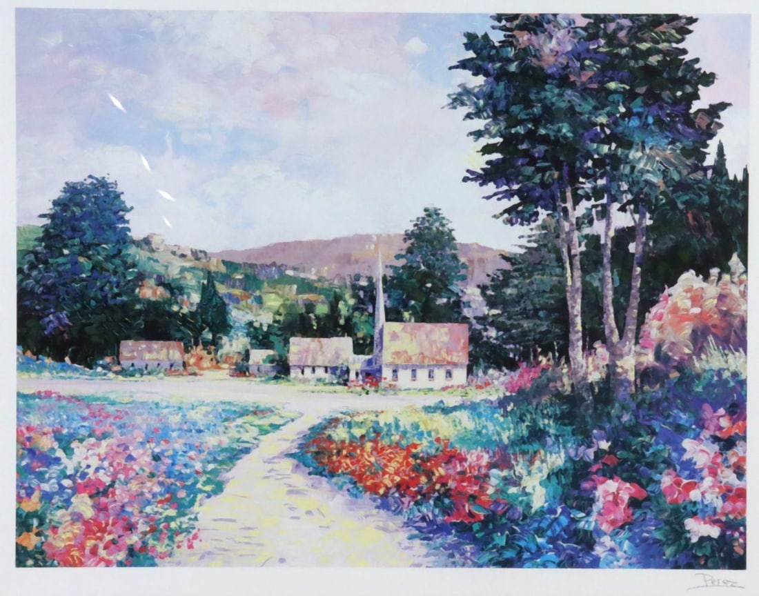 Alex Perez "The Chapel" Seriolithograph (1 of 3)