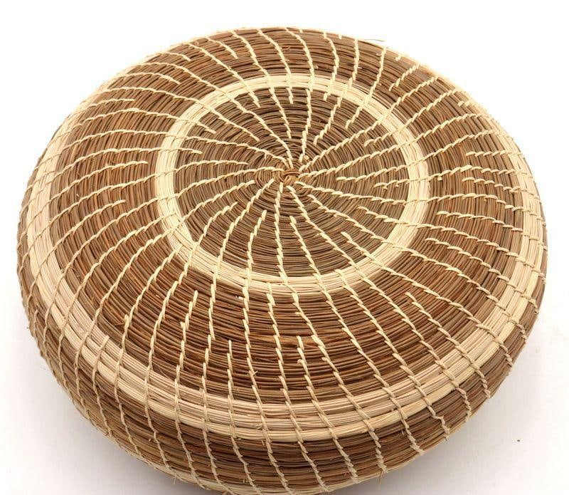 Native American Coushatta Pine Needle Baskets, 2 Pcs. - 4