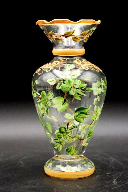 Tracy Porter Hand Painted Glass Vase (1 of 5)