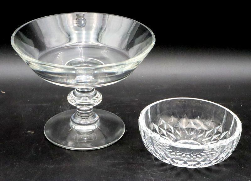 Val St. Lambert Crystal Compote & Bowl, Group of 2 (1 of 5)