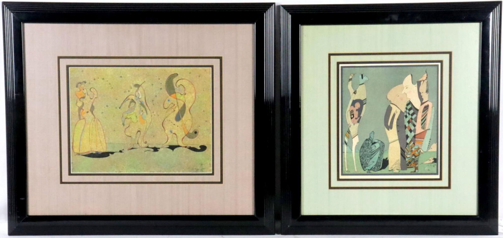 Pair of Mihail Chemiakin Lithographs with Book (1 of 8)