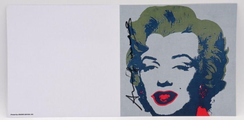 After Andy Warhol Castelli Graphics "Marilyn" Invitation/Print (1 of 6)