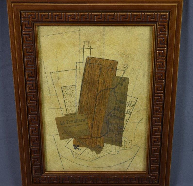 Attributed to Georges Braque, Collage (Acquired 1970's) (1 of 11)