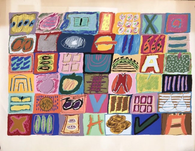 Ida Kohlmeyer, Findlay's Print (Findlay Estate) (1 of 4)