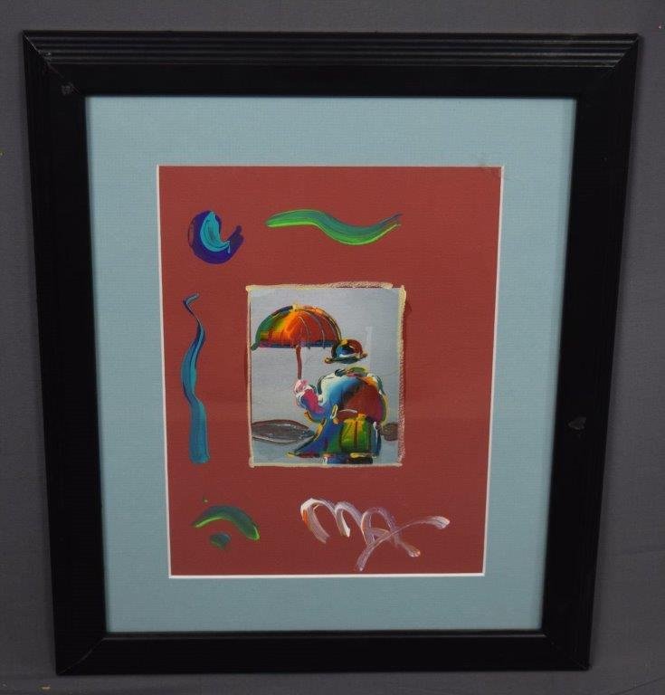 Peter Max, Mixed Media (Umbrella Man) (1 of 4)