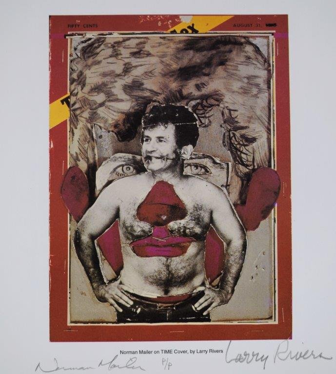 Larry Rivers, Printer's Proof (Norman Mailer) (1 of 5)