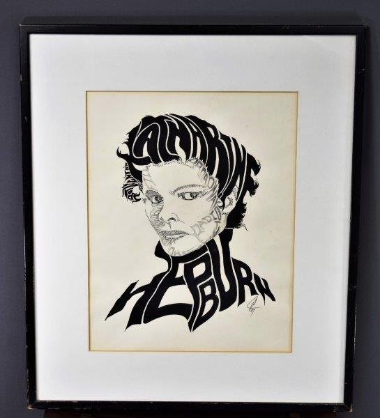 Self Portrait by Katharine Hepburn (Actress) (1 of 5)