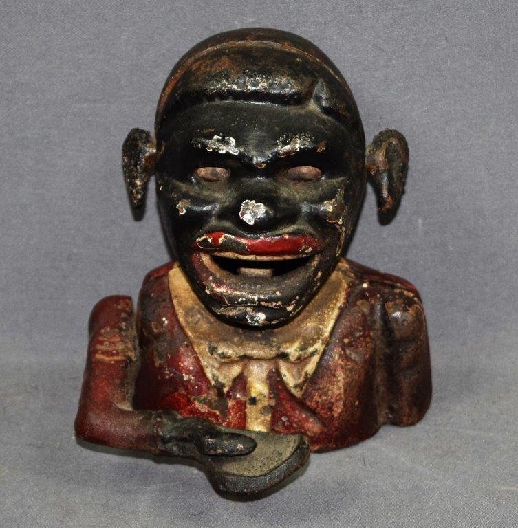Black Americana, Mechanical Cast Iron Bank (1 of 5)