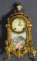 New Haven Gilt Bronze Clock (Hand Painted)