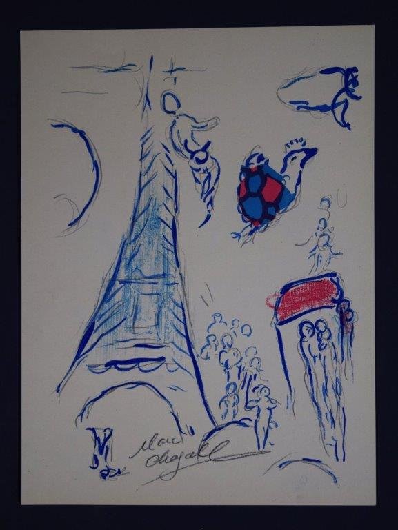 Marc Chagall, Signed Print (Directly From The Artist) (1 of 3)