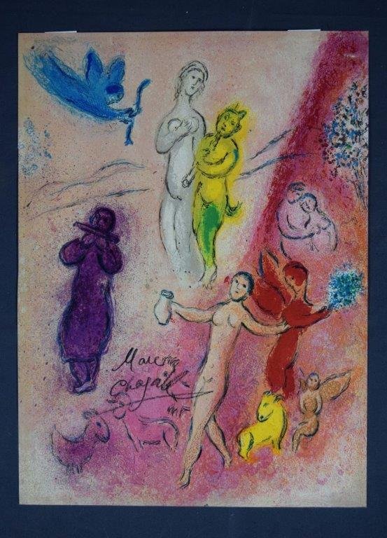 Marc Chagall, Signed Print (Directly From The Artist) (1 of 5)