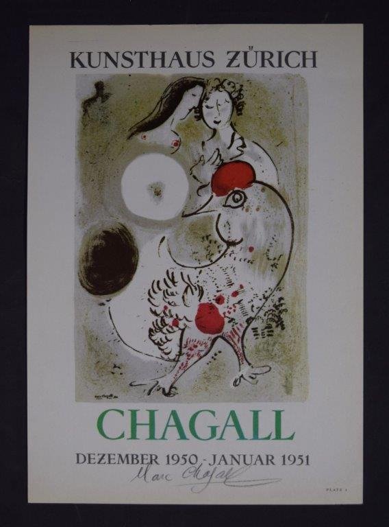 Marc Chagall, Signed Print (Directly From The Artist) (1 of 4)