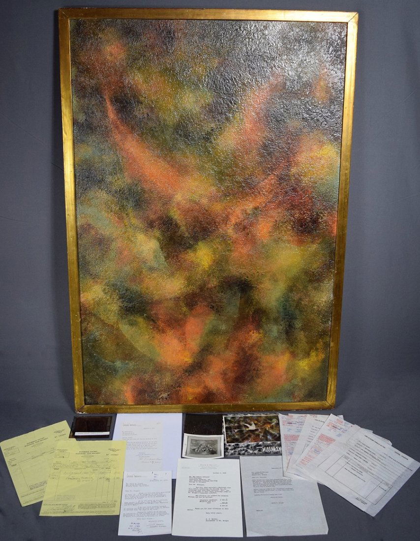 Leonardo Nierman O/B (Hammer Galleries, Artist Letters) (1 of 13)