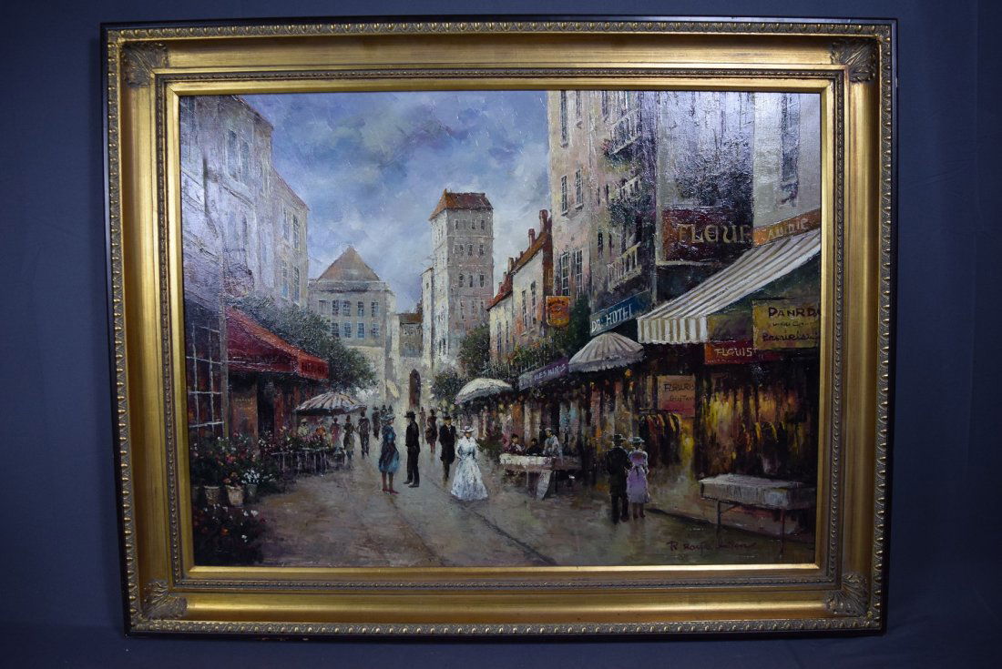 European School, O/C Paris Street Scene (1 of 5)