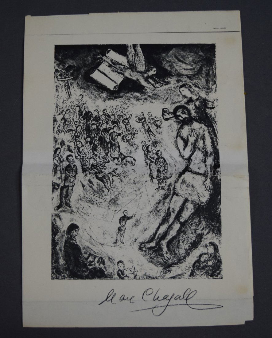 Marc Chagall, Signed Print (Directly From The Artist) (1 of 2)