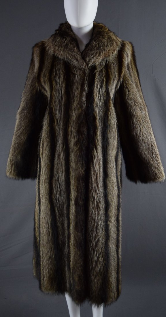 Gray & Black Fur Ladies Coat (Burgerfield) (1 of 5)