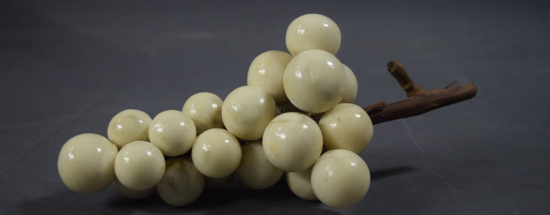 Italian Venetian Glass Grape Cluster (w/Tree Branch) (1 of 3)