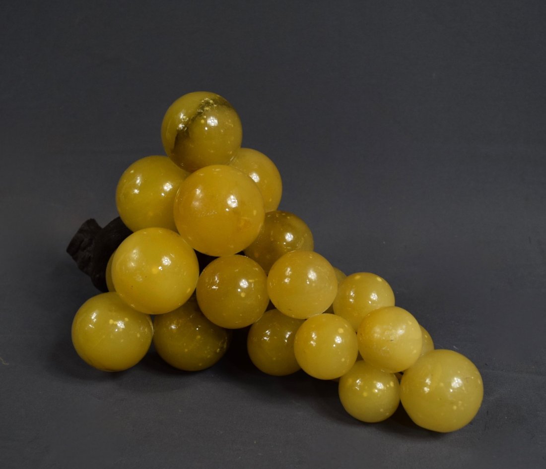 Italian Venetian Glass Grape Cluster (w/Tree Branch) (1 of 5)