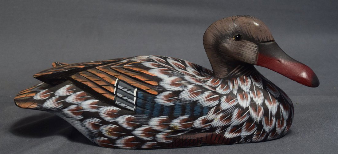 Vintage Duck Decoy Hand Painted (1 of 2)