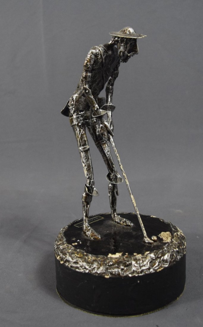 Salvador Dali Style Metal Wire Sculpture (Tennis) (1 of 2)