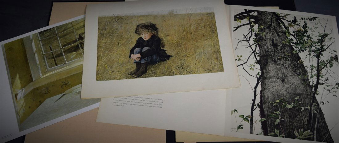 Andrew Wyeth, Signed Portfolio (Ten Color Reproduction) (1 of 5)