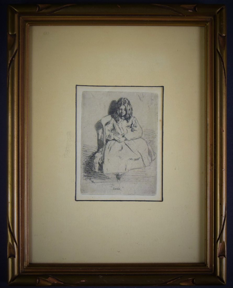 James Whistler, Etching (Vincent Price Label) (1 of 6)