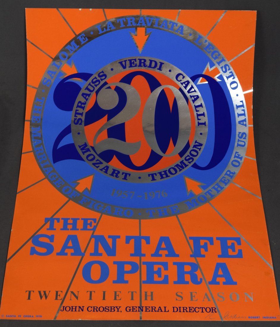 Robert Indiana, Signed Silkscreen (Santa Fe Opera) (1 of 5)